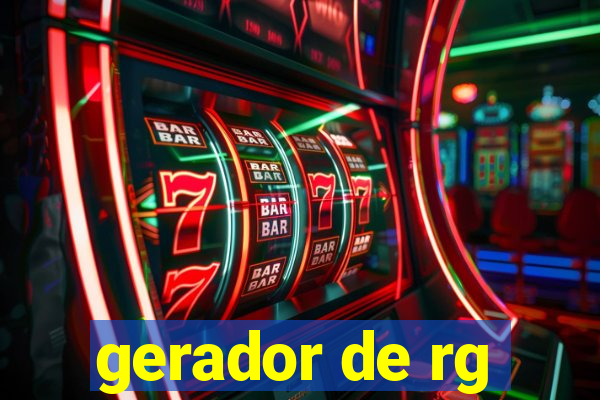 gerador de rg